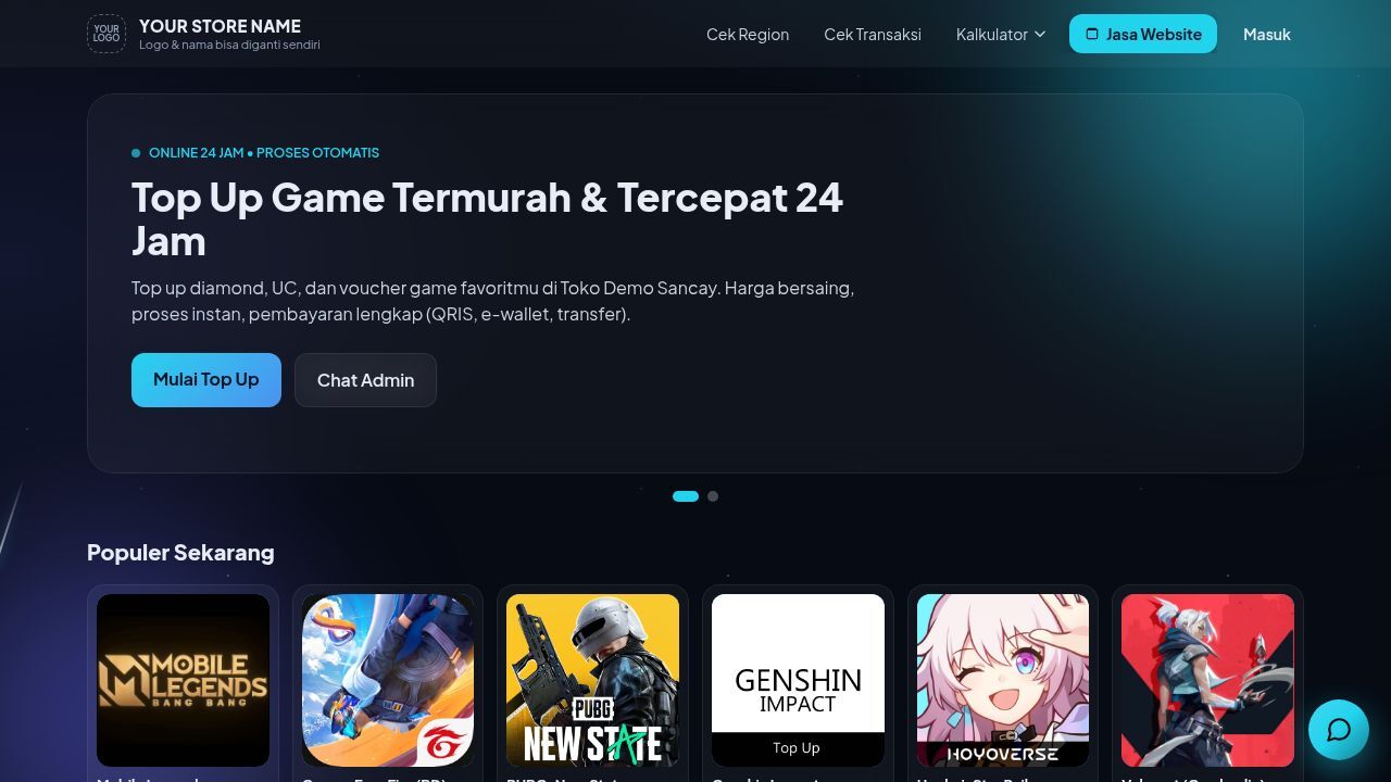 Pratinjau tampilan CORE
